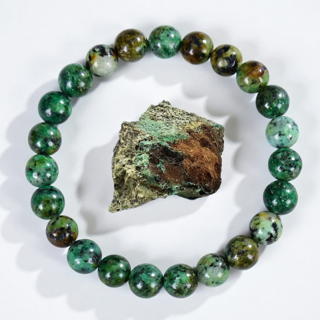 African Turquoise Beaded Bracelet