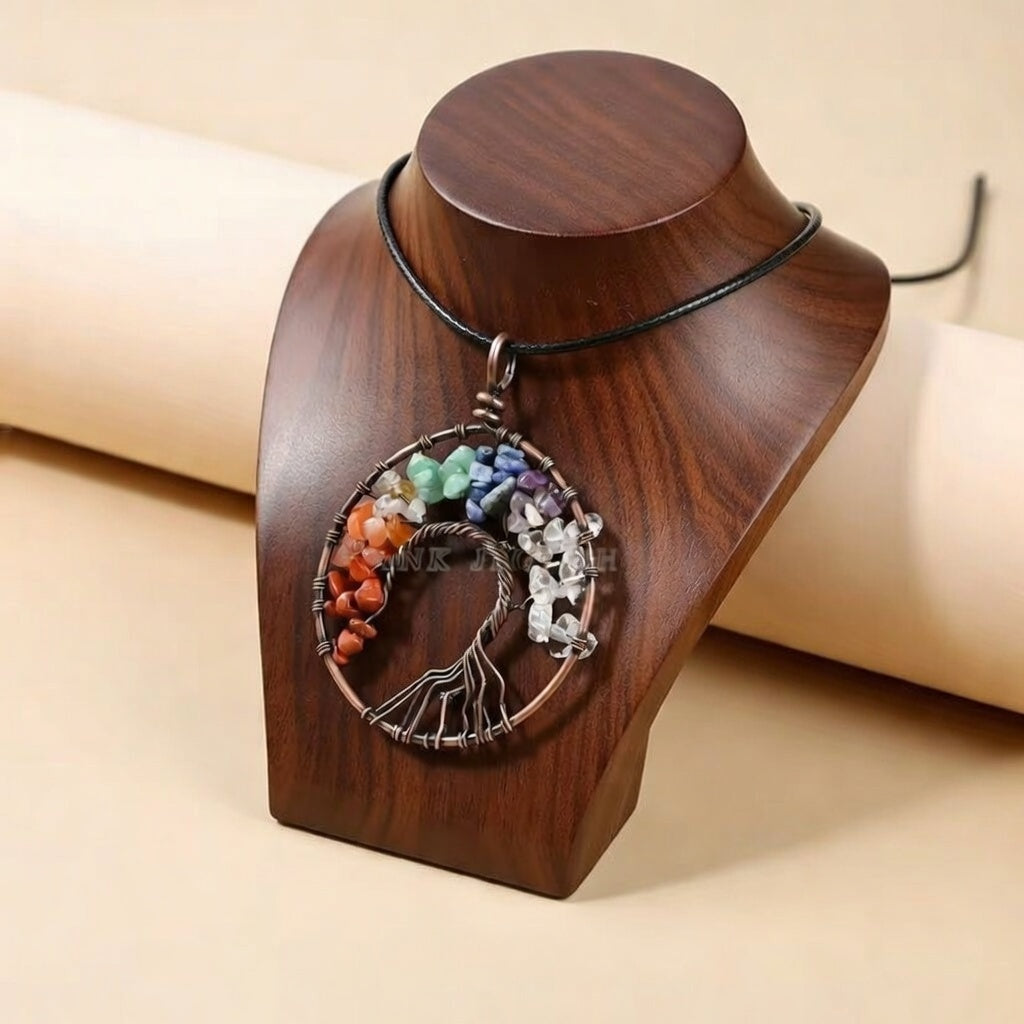 Chakra Tree of Life Pendant Necklaces