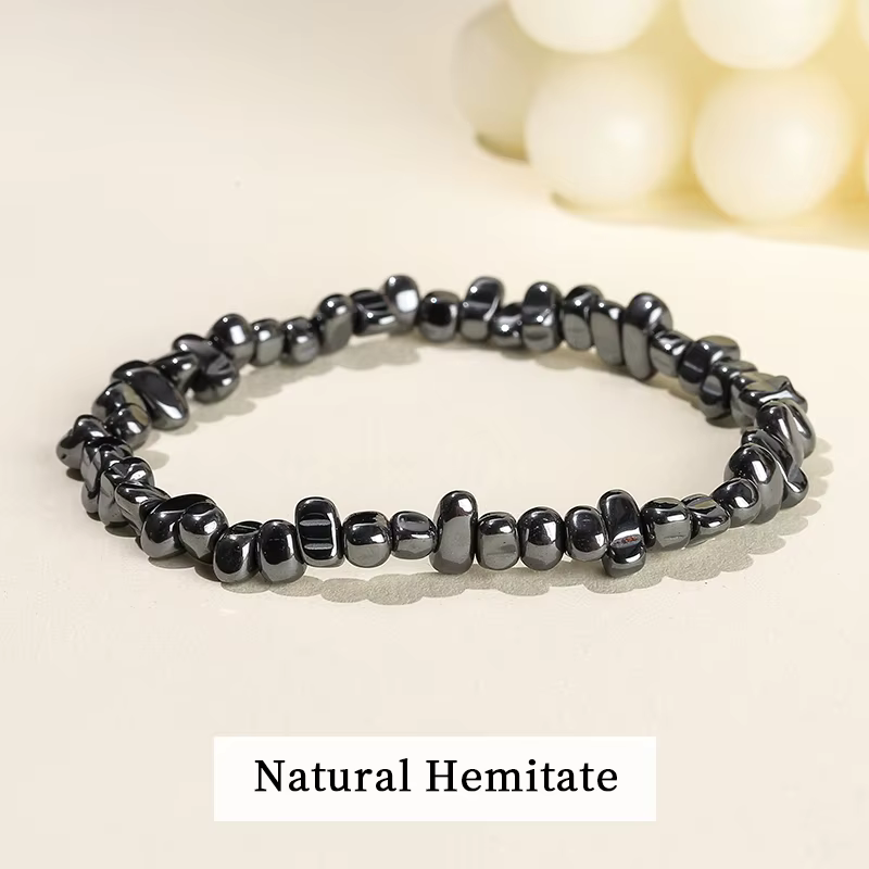 Natural Crushed Stone Irregularly Shaped Bracelet