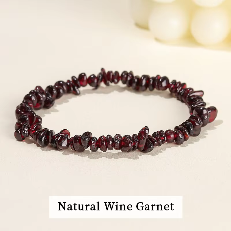 Natural Crushed Stone Irregularly Shaped Bracelet